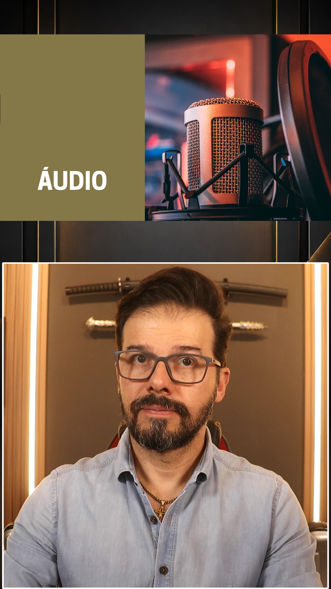 Versão vertical real da mesma produção Cam + Conteúdo